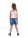 mshb&g Flower Garden Girls T-shirt Denim Shorts Set