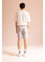 DEFACTO Slim Fit Cropped Leg Sweatshirt Fabric Shorts