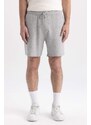 DEFACTO Slim Fit Cropped Leg Sweatshirt Fabric Shorts