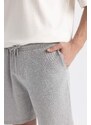 DEFACTO Slim Fit Cropped Leg Sweatshirt Fabric Shorts