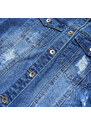 By Sasha Světle modrá džínová bunda s protrženími (D3362)