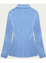 Forget me not FASHION Světle modrá klasická košile s límečkem (M-8871)