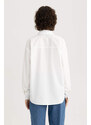 DEFACTO Oversize Fit Poplin Long Sleeve Shirt