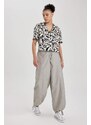 DEFACTO Regular Fit Pyjamas Collar Printed Short Sleeve Shirt