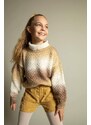 DEFACTO Girl Relax Fit Turtleneck Pullover