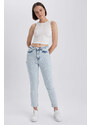 DEFACTO Cropped Hem Jean Ankle Length Trousers