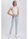 DEFACTO Cropped Hem Jean Ankle Length Trousers
