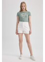 DEFACTO Paperbag Fit Jean High waist Short