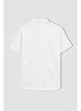 DEFACTO Boy Regular Fit Polo Neck Cotton Short Sleeve Shirt