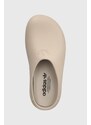 Pantofle adidas Originals Adifom Stan Smith dámské, béžová barva, na platformě, IE7052