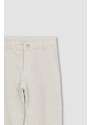 DEFACTO Regular Fit Linen Look Pants