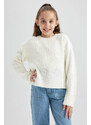 DEFACTO Girl Regular Fit Crew Neck Pullover