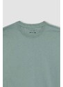 Defacto Fit Oversize Fit Crew Neck Printed T-Shirt