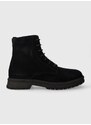 Semišové boty Tommy Hilfiger CORE SUEDE BOOT pánské, tmavomodrá barva, FM0FM04674