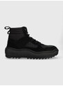 Sneakers boty Tommy Jeans TJM MIX MATERIAL BOOT černá barva, EM0EM01245