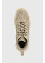 Sneakers boty Tommy Jeans TJM MIX MATERIAL BOOT béžová barva, EM0EM01245