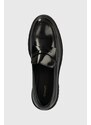 Kožené mokasíny Gant Aligrey dámské, černá barva, na platformě, 27571325.G00