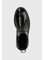 Kožené kotníkové boty Gant Aligrey dámské, černá barva, na platformě, zateplené, 27551324.G00