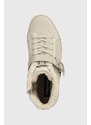 Semišové sneakers boty Calvin Klein FLTFRM CUPSOLE HT W/HW SUE WL béžová barva, HW0HW01819