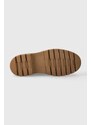 Semišové boty Karl Lagerfeld OUTLAND pánské, hnědá barva, KL11261