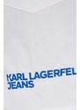 Košile Karl Lagerfeld Jeans bílá barva, regular, s klasickým límcem