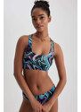 DEFACTO Regular Fit Tie Dye Bikini Top