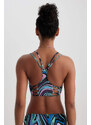 DEFACTO Regular Fit Tie Dye Bikini Top