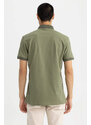 DEFACTO Slim Fit Polo Neck Short Sleeve T-Shirt