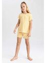 DEFACTO Girls Regular Fit Corded Camisole Pajamas