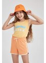 DEFACTO Girl Sweatshirt Fabric Shorts