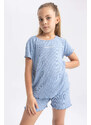 DEFACTO Girl Regular Fit Corded Camisole Pajama 2 Set