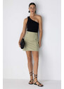 DEFACTO A Cut Twill Normal Waist Mini Skirt