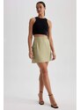 DEFACTO A Cut Twill Normal Waist Mini Skirt