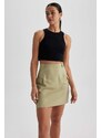 DEFACTO A Cut Twill Normal Waist Mini Skirt