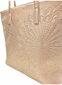 Tapple Zlatá dámská kabelka přes rameno se vzorem