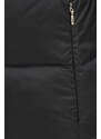 Péřová bunda Geox CHARLENE dámská, černá barva, přechodná