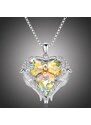 Éternelle Náhrdelník Swarovski Elements Angel Wings Yellow - andělská křídla