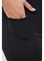 Sportovní šortky adidas TERREX Multi dámské, černá barva, s potiskem, high waist, IB1892