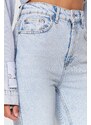 Trendyol světle modré džíny s vysokým pasem