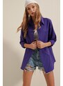 Bigdart 3900 Oversize Basic Long Shirt - Purple