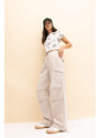 DEFACTO Parachute Poplin Pants