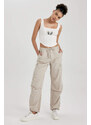 DEFACTO Parachute Poplin Pants