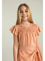 DEFACTO Girls Short Sleeve Blouse