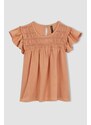 DEFACTO Girls Short Sleeve Blouse