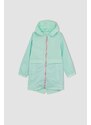 DEFACTO Girl's Waterproof Hooded Raincoat
