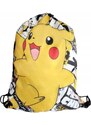 DIFUZED Sáček na přezůvky / vak na záda Pokémon Pikachu - 33 x 41 cm