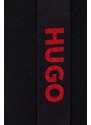 Společenské bavlněné šortky HUGO černá barva