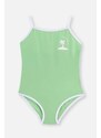 Dagi Green Piping Swimsuit