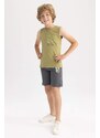 DEFACTO Boy Regular Fit Combed Cotton Shorts