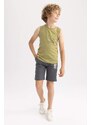 DEFACTO Boy Regular Fit Combed Cotton Shorts